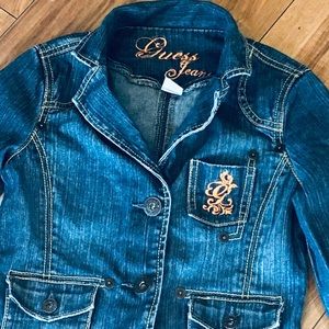 Guess Girls Vintage denim jean jacket coat